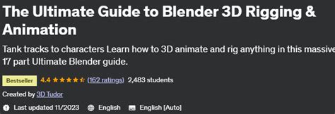 udemy – the ultimate guide to blender 3d rigging & animation